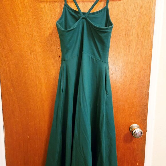 Teal Pact Fit and Flare Midi Dress - Picture 2 of 3